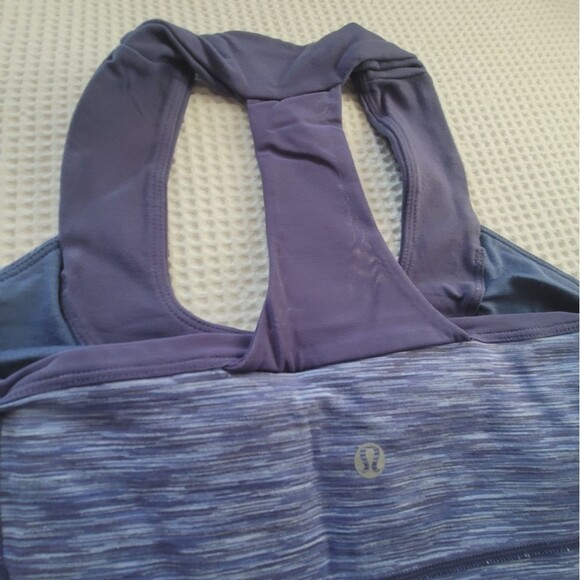 Lululemon Scoop Nec *Luon Wee Are From Space Blue 6 Tank top - Picture 8 of 13